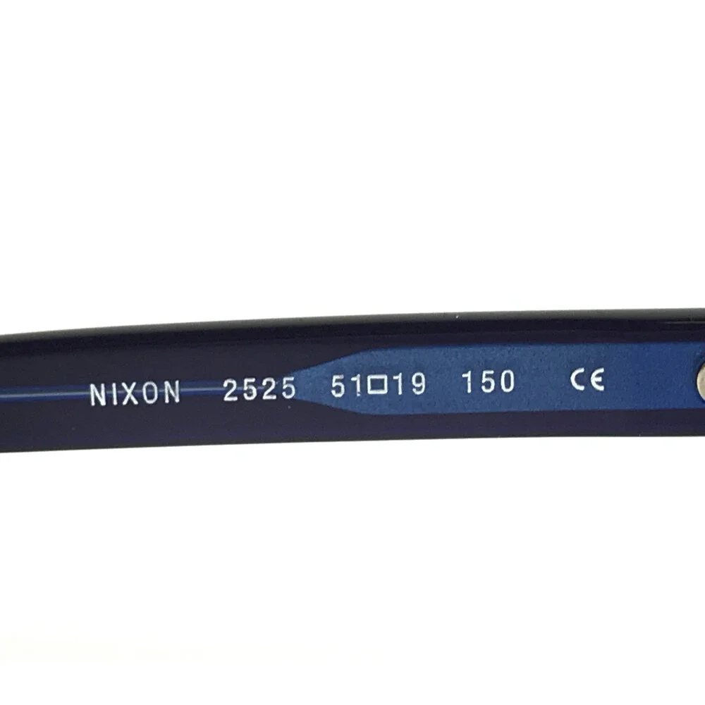Jean-Francois Rey Eyeglasses Frames NIXON 2525 Black on Clear Blue 51-19-150